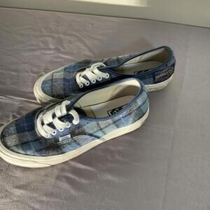 Vans Pendleton Flannel Collab Low Top Shoes Mens Size 10